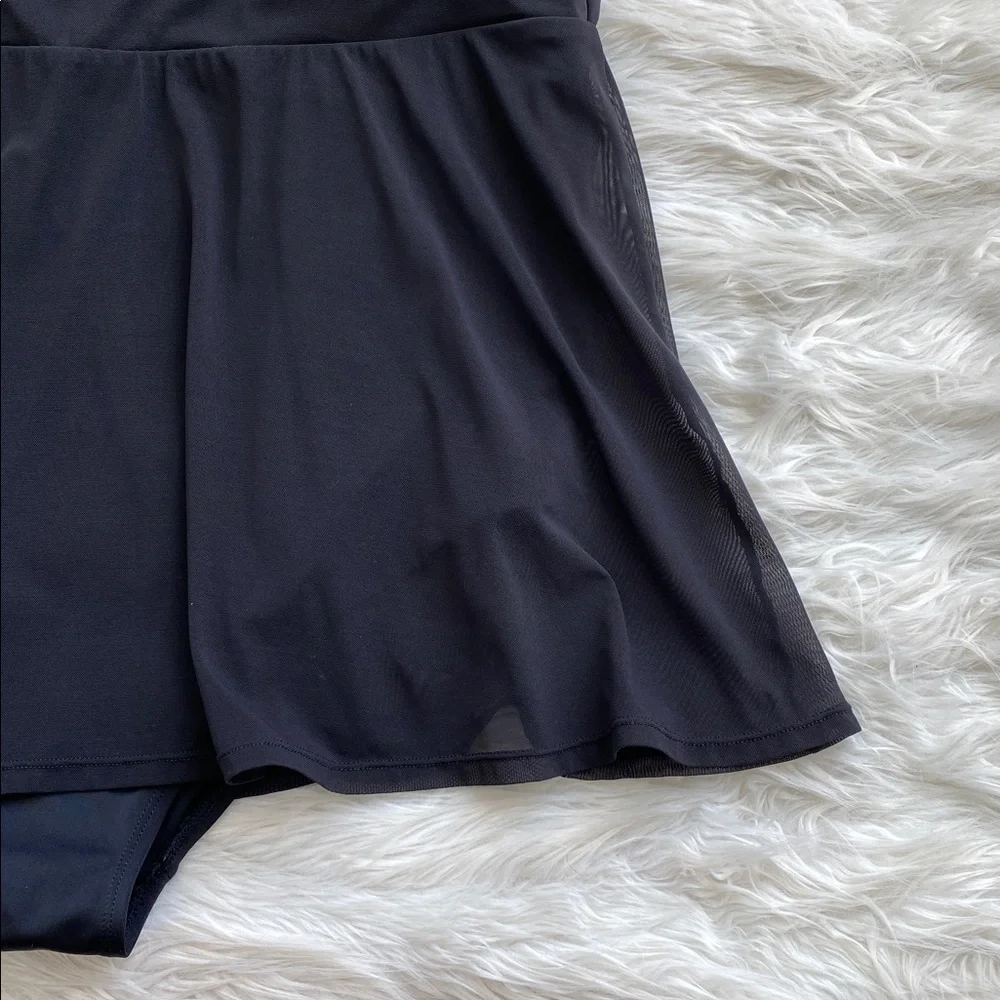 Torrid | DD Underwire Long Mesh Overlay Swim Dress